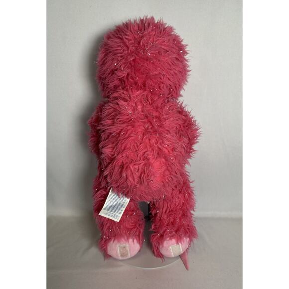 Build a Bear Sloth Pink Sparkle Glitter 18" Fuzzy Plush Animal BAB w/Tag - Picture 3 of 5